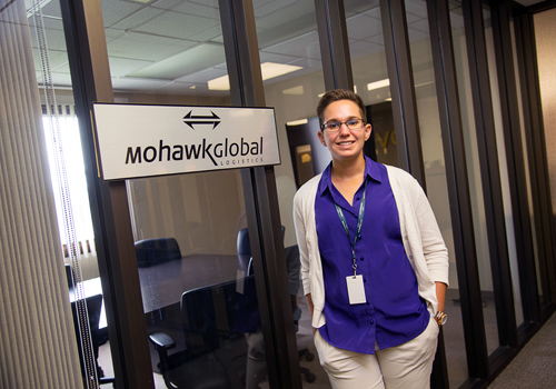 Jennifer Lachell, intern at Mohawk Global Logistics
