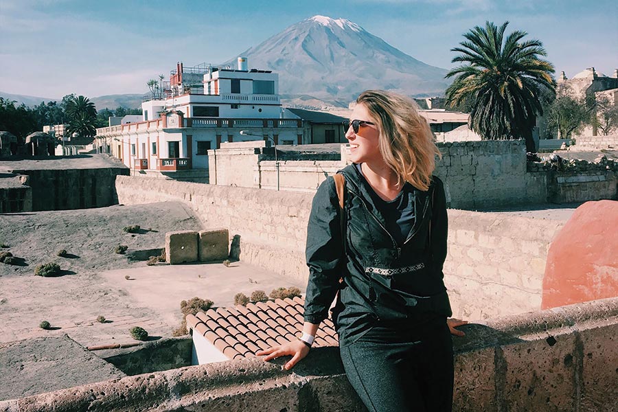 Jessica Meyers in Peru