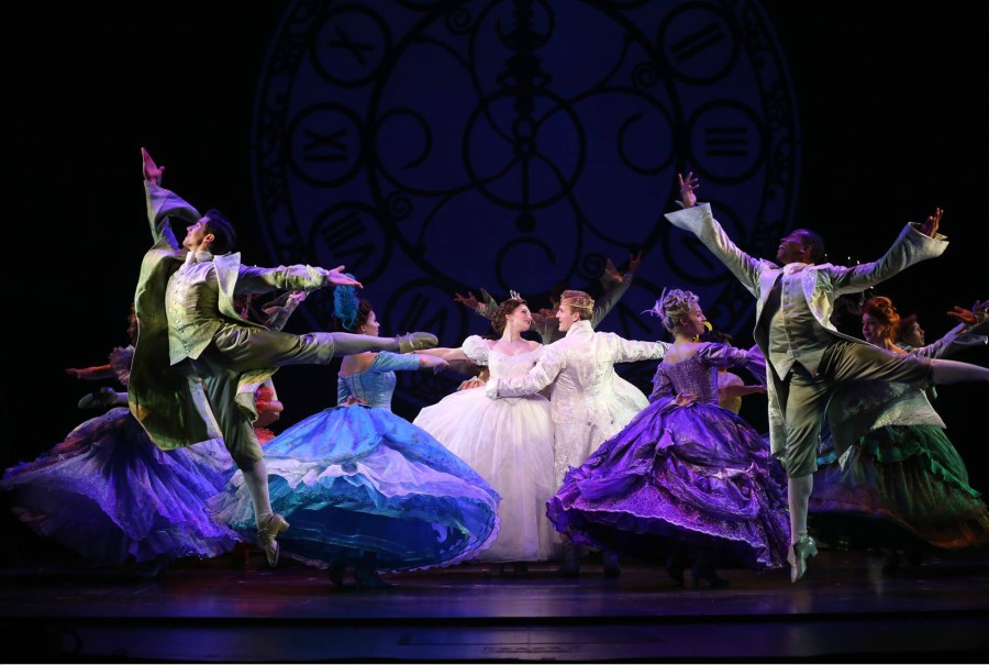 Grant Richards performing in Cinderella