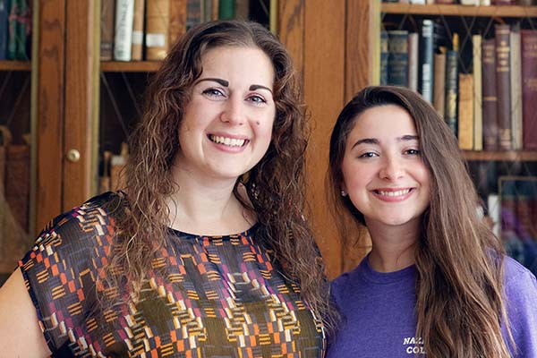 Researchers Rebecca Rouland & SPARK-funded student Izabella "Izzy" Zimber