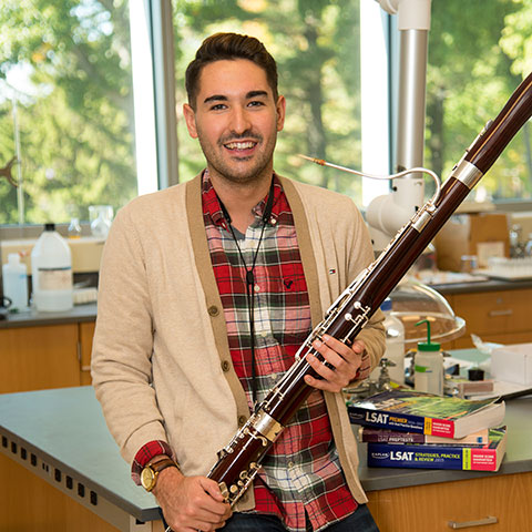Chris Redmond is principal bassoonist in the Naz symphony orchestra