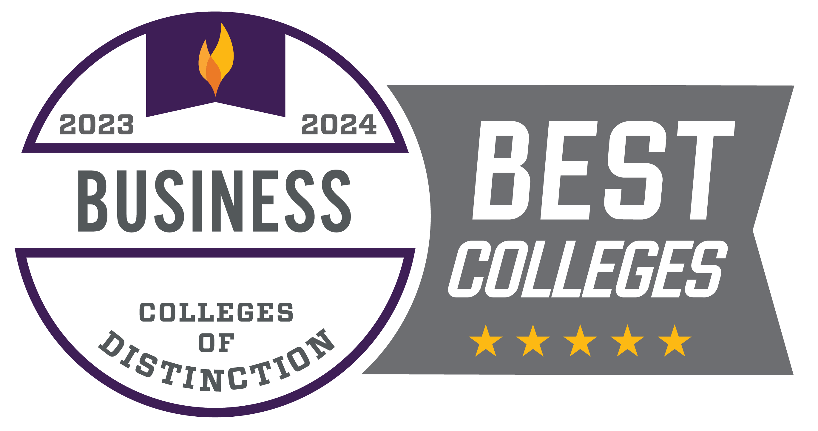 College of Distinction: Business badge